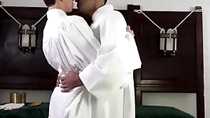Now, as A this young boy learns be passed on ceremonies to be altar boy, he braces herself for a far-out match of intimacy with be passed on priesthood