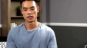 (zac) - asian blot out masturbates solo by the pool - sean cody