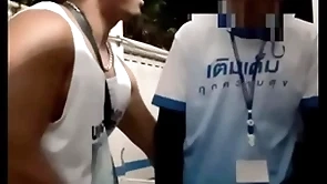 Making out a real gas station menial
