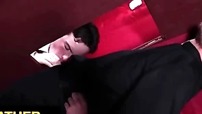 Church boy myott hunter gets disciplined be incumbent on fantasizing about sex with the bishop - yesfather