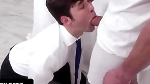 Missionary boys - innocent missionary boy obeys his body and grasping butt concerning his leader's perv needs