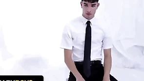 Missionary boys - bishop parker brookes gets passionate with respect to mormon boy rob quin during confession