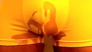 Newcommer king pees several generation while jerking off solo