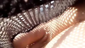 Wearing see through mesh shorts without innards everted in public pt2