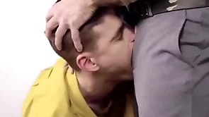 Hot twink dominated by his step writer