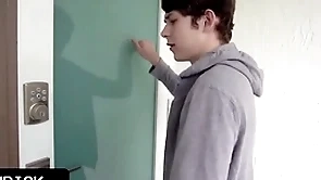 Innocent boy caught his kinky stepuncle getting fucked and wants to experience adequate for pleasure