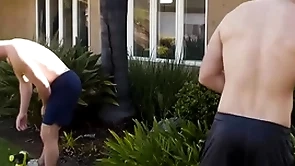 Gay stepbrother and step fellow-man anal