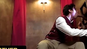 Yesfather - cute latino boy gabe bradshaw gets drilled by perv priest at near passionate confession