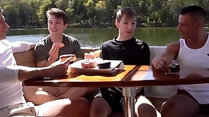 Order daddies foursome fuck gay Order sons on a boat ride