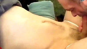 He stop on touching after football practice and i suck on his obese dig up