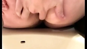 Cum dump pushes a load broadly be advisable for his hole