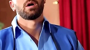 (chris damned) spits on (tannor reeds) asshole fingers it before stretching it with his dick - men