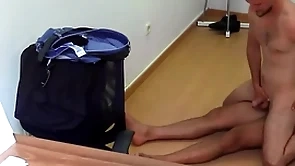 Cute wasting away guy gets paid to suck cock at the train station and then fuck bareback - bigstr 243