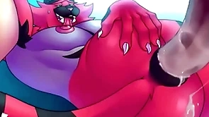 Incineroar big cock in asshole