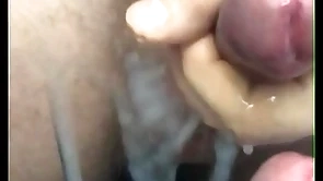 Jerking off and cumming in front of the mirror close-up! big load! man's moans! uncut big cock!