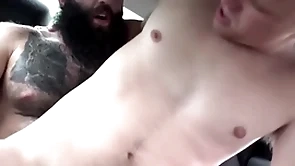 Hunk step daddy and twink step son fuck in wheels - markus kage, brent north