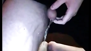Quick night-time parts leg piss
