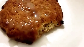 Russian breakfast for friends! cumming unaffected by cookies! cum unaffected by food