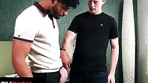 Cute pale patient aaron allen needs doctor lah-di-dah genius' interracial anal therapy - therapy learn of