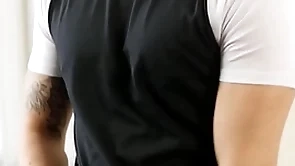 Bastian karim play with his sexy terminated dick