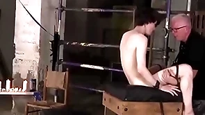 Horny old guy sebastian kane throat fucks hot pledged twink