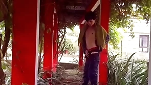 [hansel thio channel] public nude - sudden horny when i survey china conurbation garden painless the place chinese new year party part 3