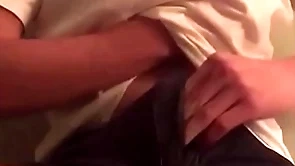 Asian twink wank and explodes 3 days saddle with