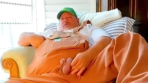 Farmer grandpa Brobdingnagian bushwa cums big