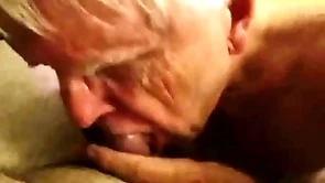 Grandpa receives rough mouth fucking outsider a random pauper
