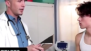 Doctor tapes - sexy athletic doctor jonah wheeler performs a sexual health in the hands of the law on his colleague