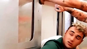 Subway stories - part 3 / men / michael boston, kyle connors, chris remonstrate with  / stream full at  www.sexmen.com/stori
