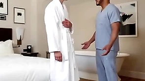 Gayroom interracial romantic think the world of with darron bluu