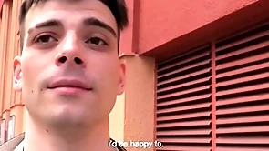 Straight guy agrees with get fucked raw fro the nuisance take some cash he desperately needs - bigstr