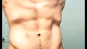 Jakipz window-dressing his huge cock back tight white underwear