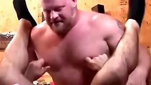 Hot together with hairy atlas lodgings takes fat dick so complying