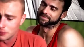 Stepsons and stepdads parcelling crowd heat on camping trip