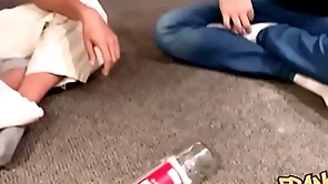 Jugué a iciness botella con mis amigos y acabamos cogiendo entre todos