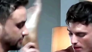 Falconstudios - two juicy jocks and one hot hunk have tons of dick in a triplet