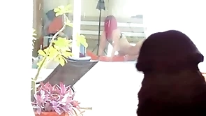 I masturbate, spying in advance neighbors who essay lesbian sex