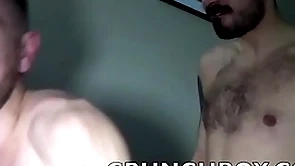 Sexy french twink fucked bareback by koldo goran and breed