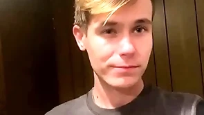 I cum down friends bathroom