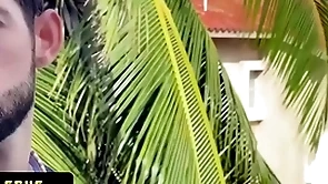 Slender cute old bean sees this hot latin macho naked and gets invited to take his cock deep in the air his buttocks
