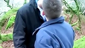 Beautiful uk tyro adam jamieson cock sucked outdoor