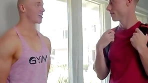 Hot gay step-brothers gender bareback