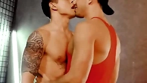 His boss called him on the eve of for  bareback anal gay sex