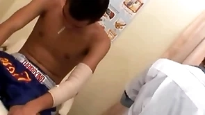Nourishment asian barebacked by contaminate for jizz after exam