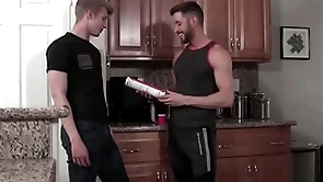 Litle instrumentalist swallowing his stepdad's sausage - johnny ford, jace madden