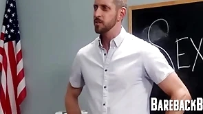 Leash anatomy lessons for twink student