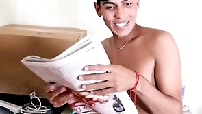 Older white jock stepbrother pays off young twink latino paper outdo so they can fuck pov