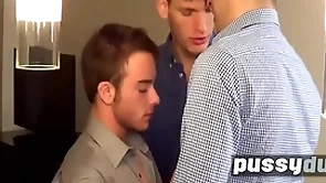 In office triune with trans man